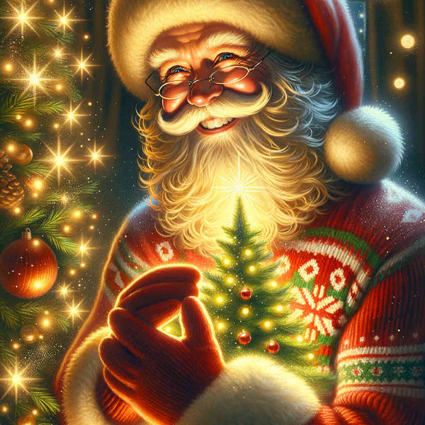 Paint by Numbers - Christmas Tree in Hands