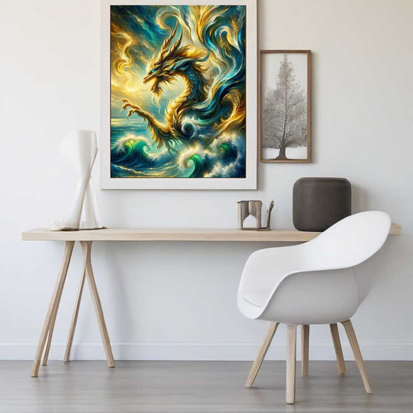 Paint by Numbers - Golden dragon