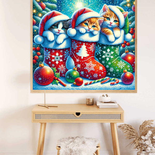Paint by Numbers - Christmas Cat