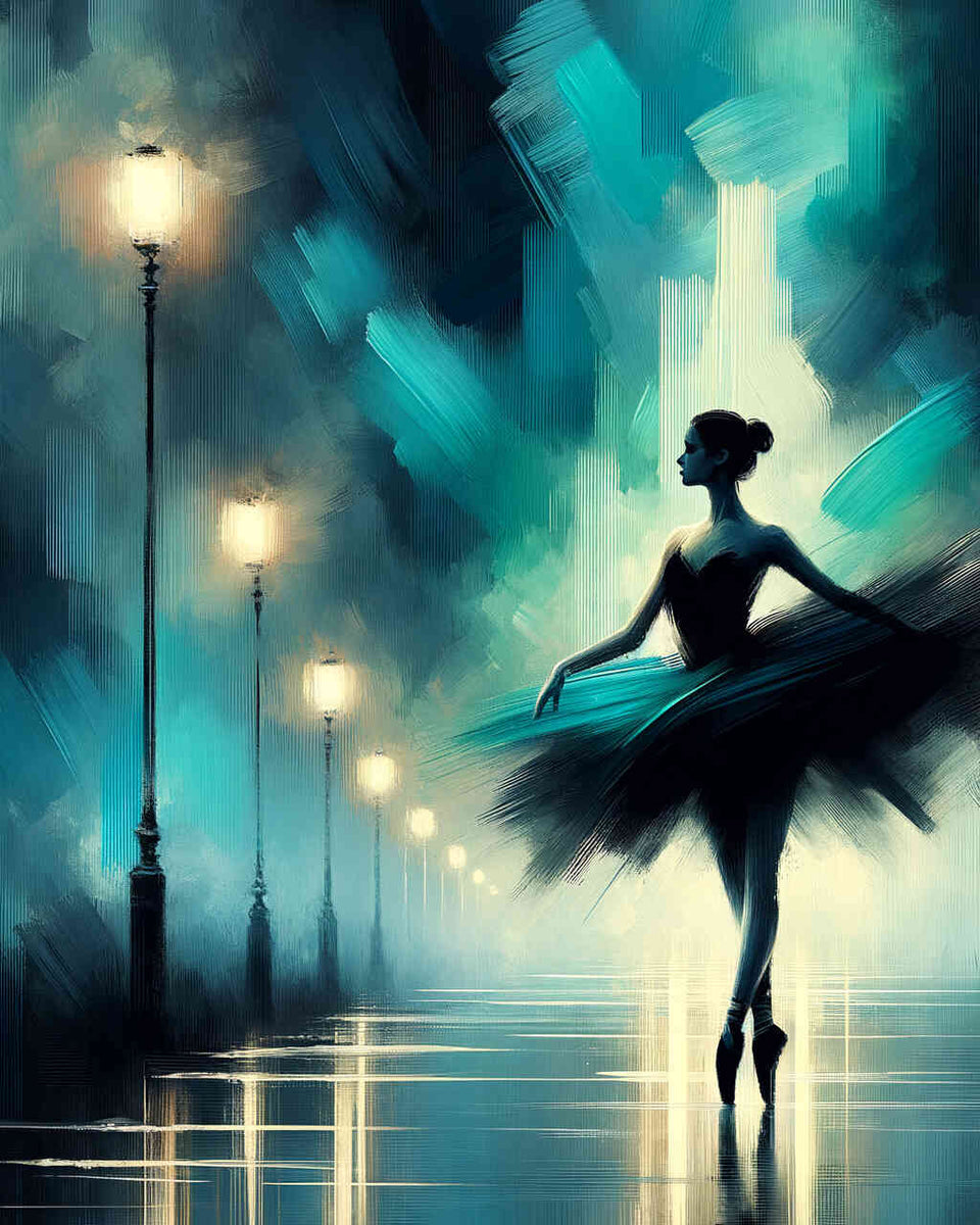 Ballerina by night - Paint by Numbers