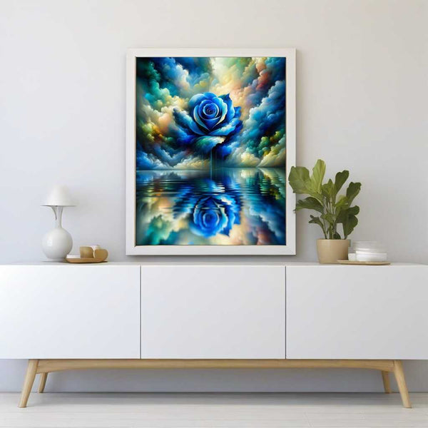 Blue rose - Paint by Numbers