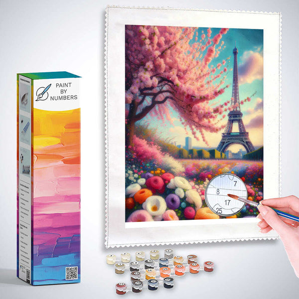 Paint by Numbers - Flowery Egg Tower Paris