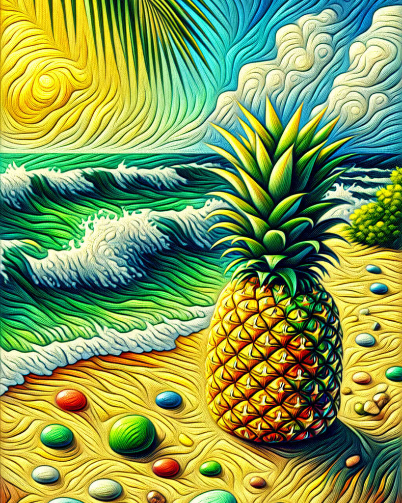 Paint by Numbers - Fruity pineapple