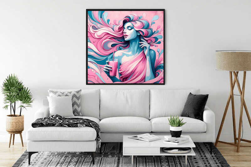 Paint by Numbers - Lady in Pink
