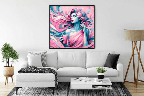 Paint by Numbers - Lady in Pink