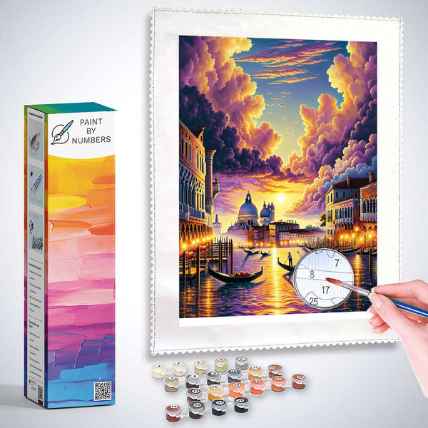 venice sunset - Paint by Numbers