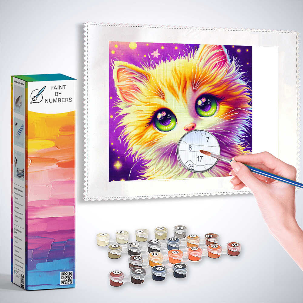 Paint by Numbers - Oh dear cat