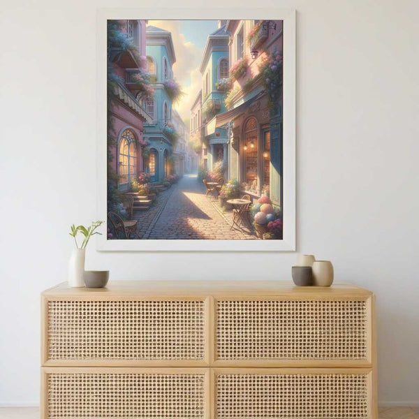 Paint by Numbers - Romantic Old Town Street