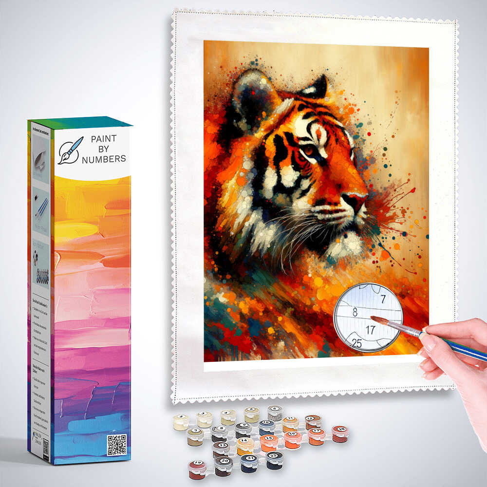 Paint by Numbers - Color Impression Tiger