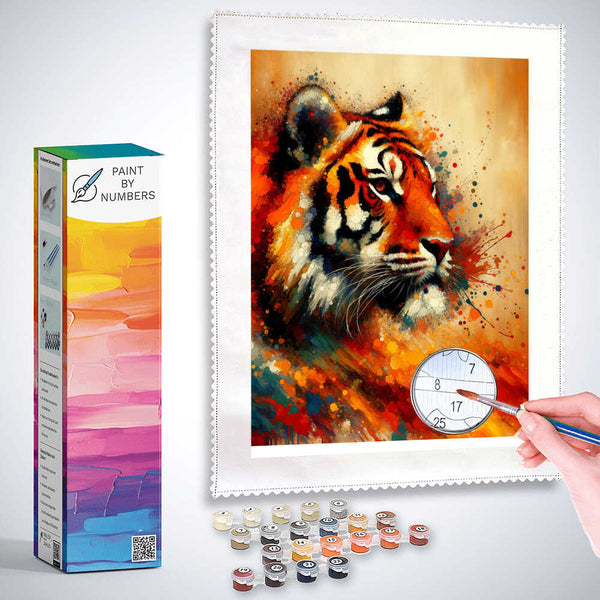 Paint by Numbers - Color Impression Tiger