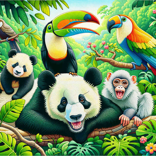 Paint by Numbers - Jungle Friends