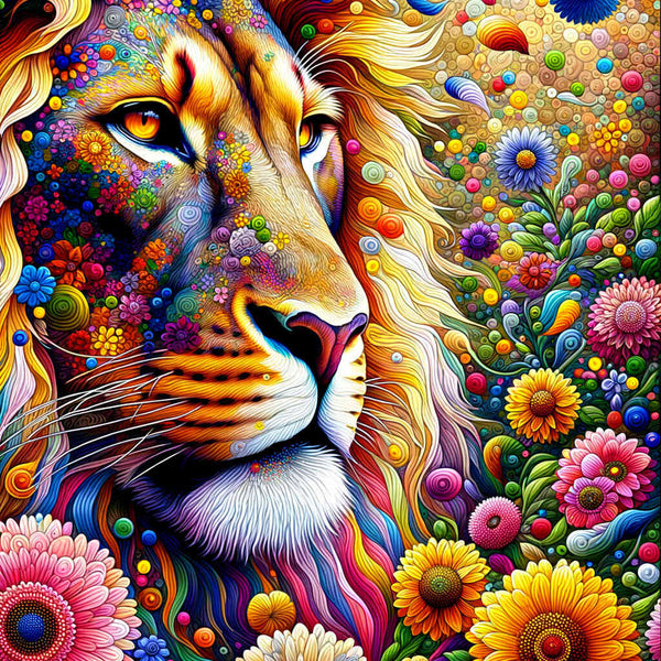 Paint by Numbers - Pretty lion