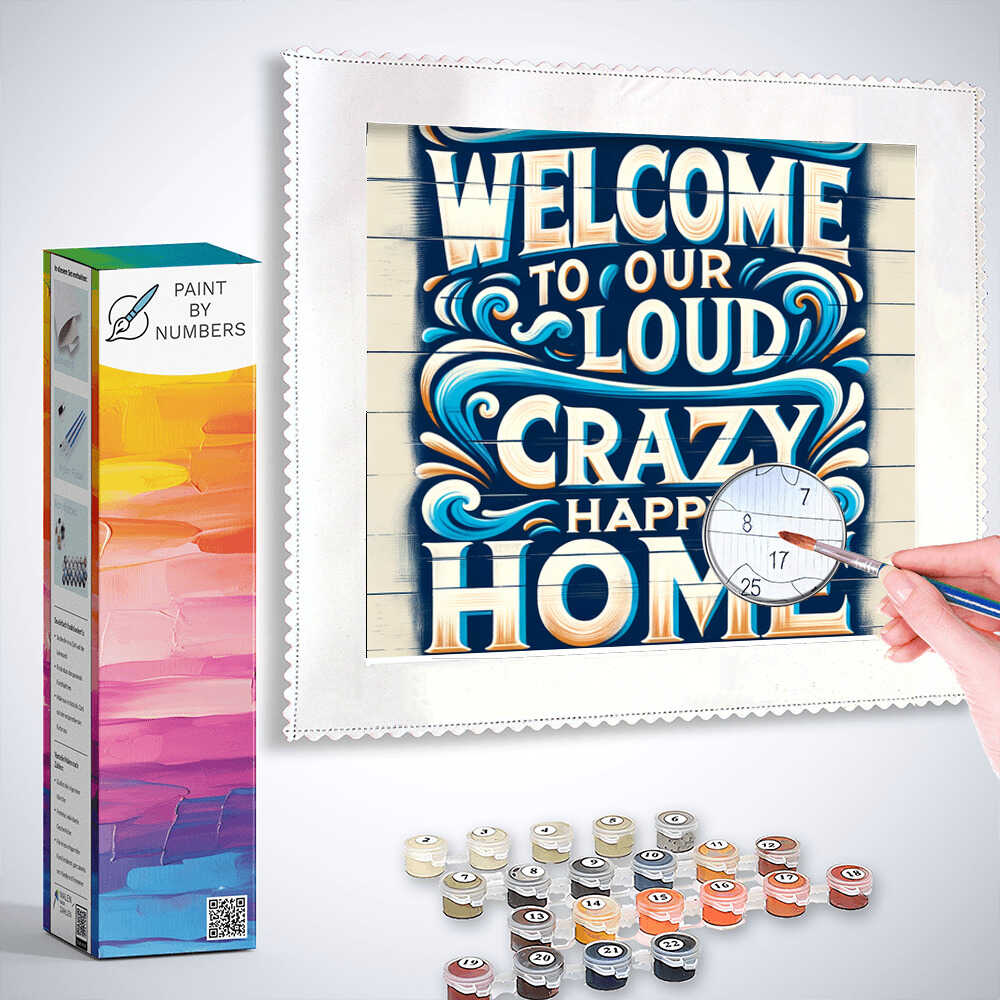 Paint by Numbers - Welcome to our Home
