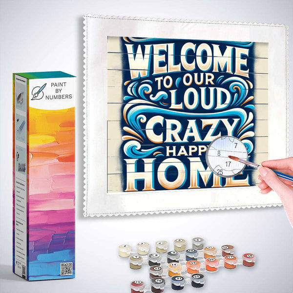 Paint by Numbers - Welcome to our Home