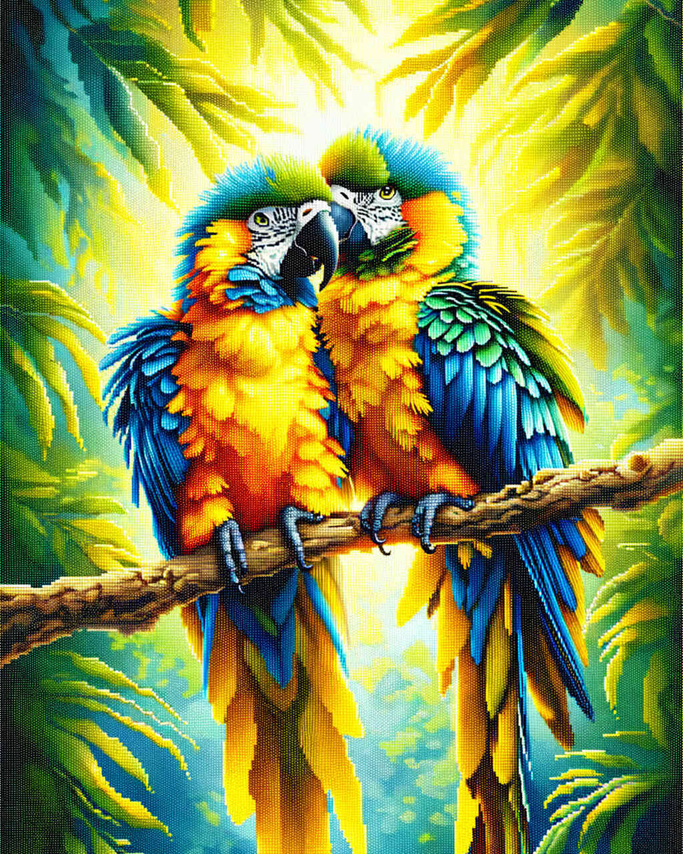 Paint by Numbers - Parrot Parrot Ast