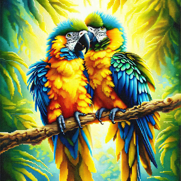 Paint by Numbers - Parrot Parrot Ast