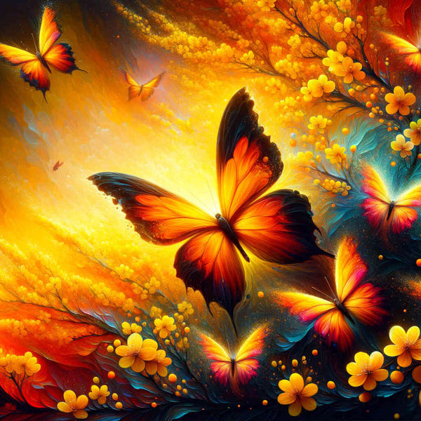 Paint by Numbers - Butterfly invasion