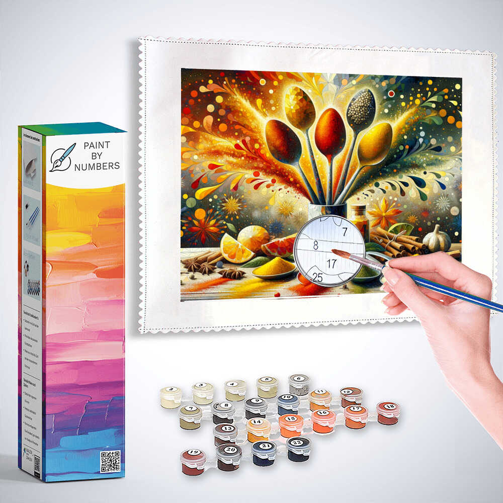 Paint by Numbers - Spice rainbow