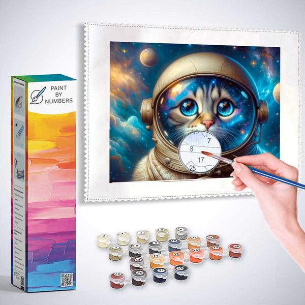 Paint by Numbers - Space Cat