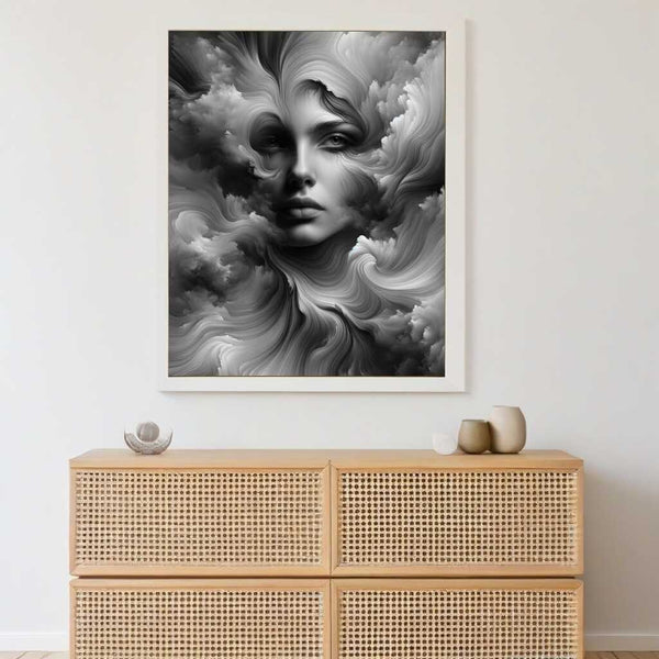 Paint by Numbers - Black and White Woman
