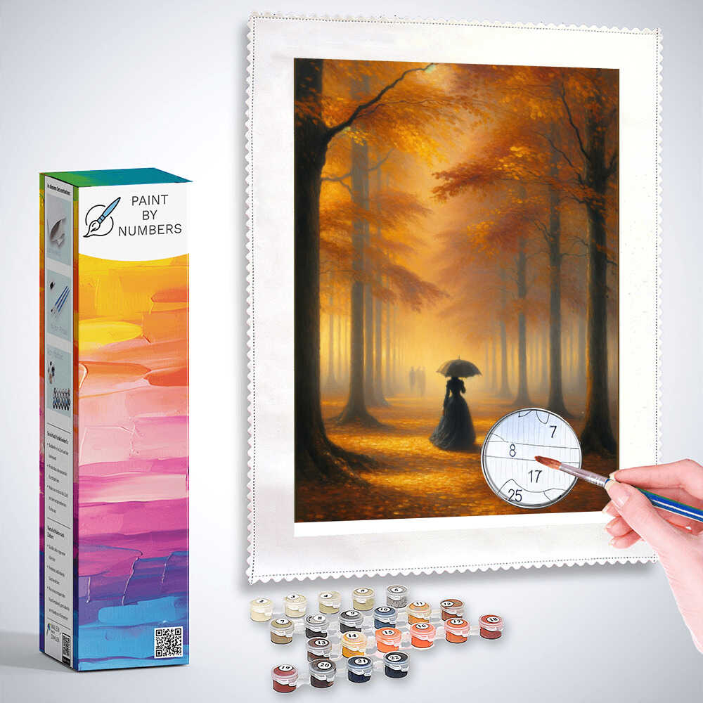 Paint by Numbers - City Park Autumn