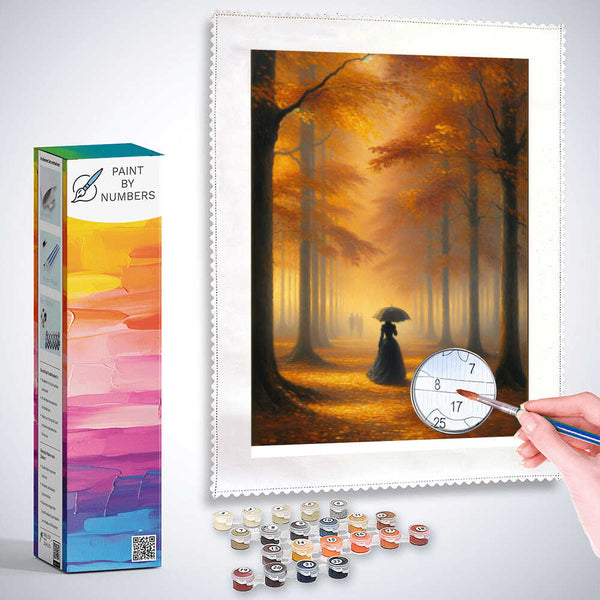 Paint by Numbers - City Park Autumn