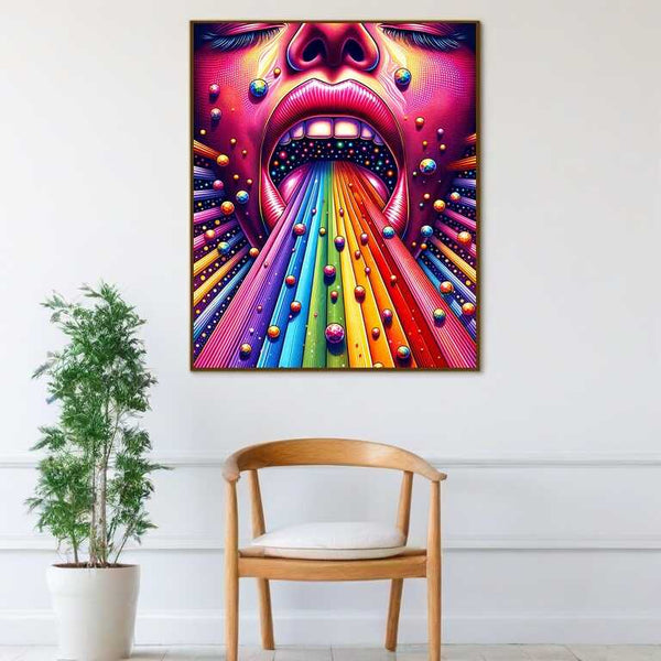Paint by Numbers - Rainbow mouth