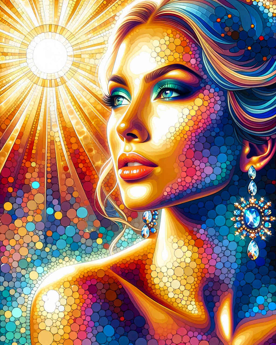Paint by Numbers - Beauty of the Sun
