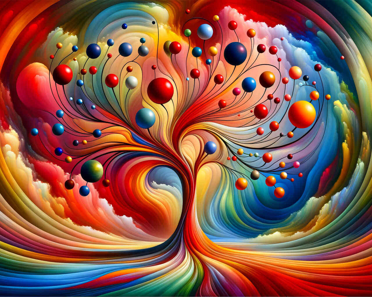 Abstract tree - Paint by Numbers