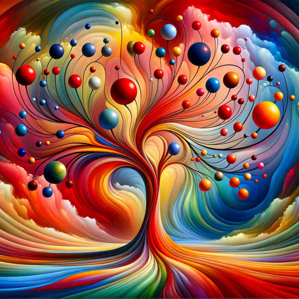Abstract tree - Paint by Numbers