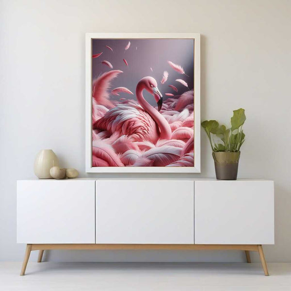Flamingo in pink - Paint by Numbers