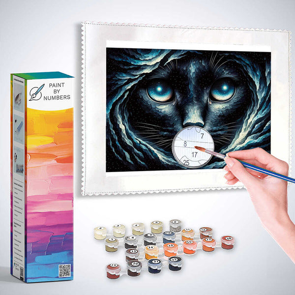 Black cat - Paint by Numbers