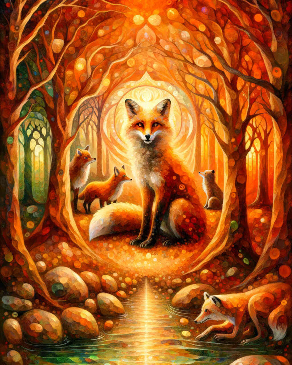 Paint by Numbers - Fuchsbar