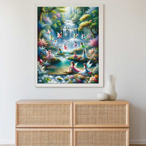 Paint by Numbers - Fairy Tale World Waterfall