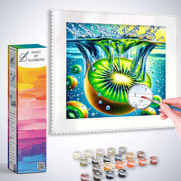 Paint by Numbers - Kiwi in Water