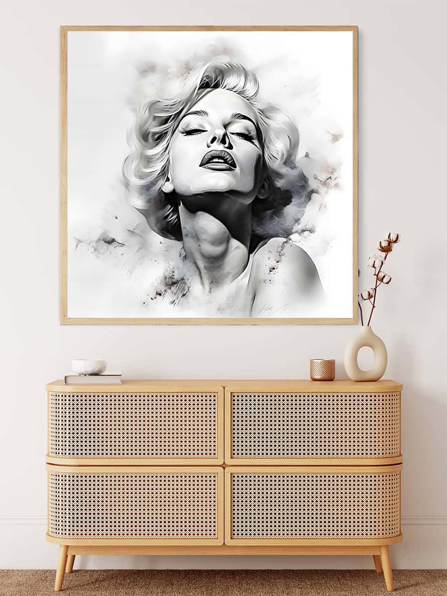 Diamond Painting - Marilyn Monroe - gedruckt in Ultra-HD - Menschen, Neu eingetroffen, Quadratisch