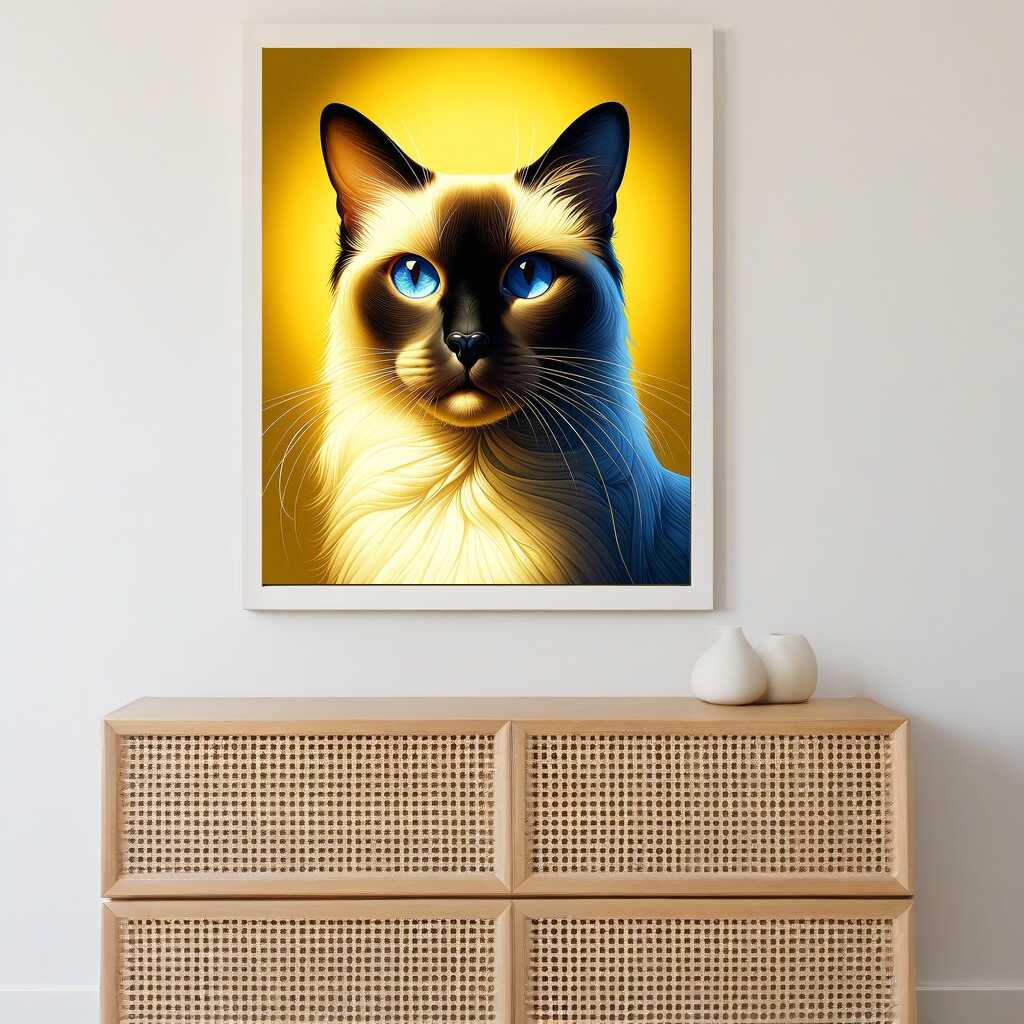 Paint by Numbers - Siamese cat