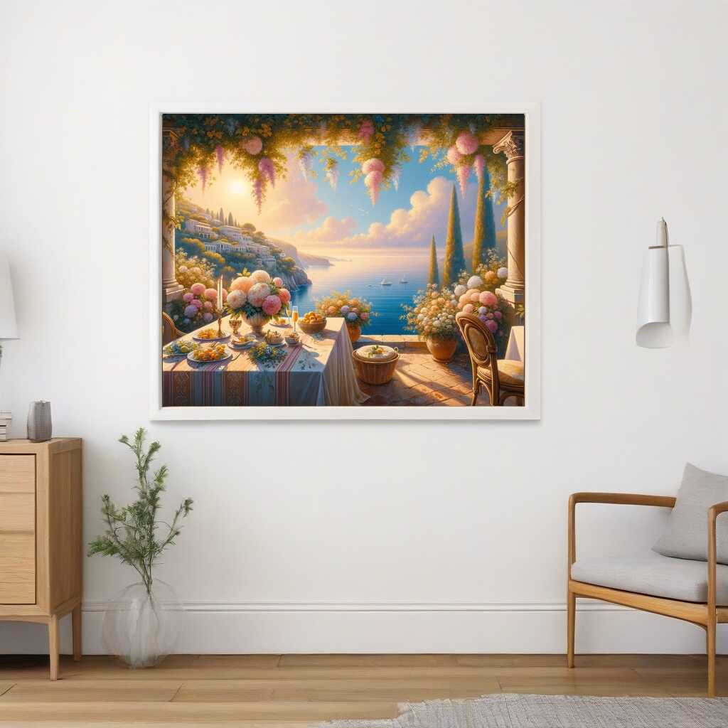 Paint by Numbers - Terrace view, coast
