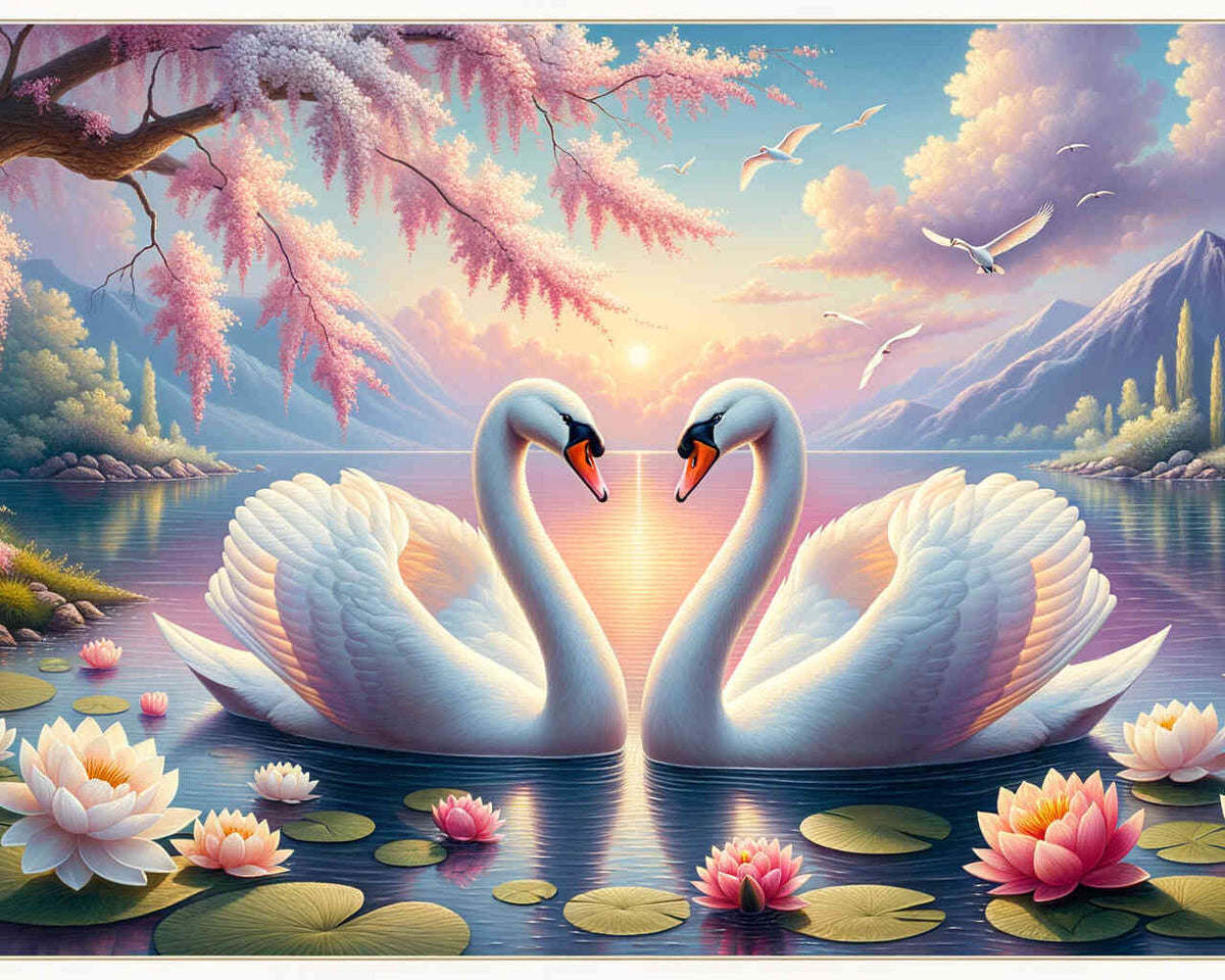 Swans - Paint by Numbers
