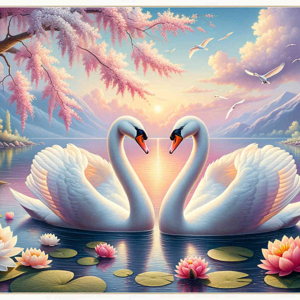 Swans - Paint by Numbers