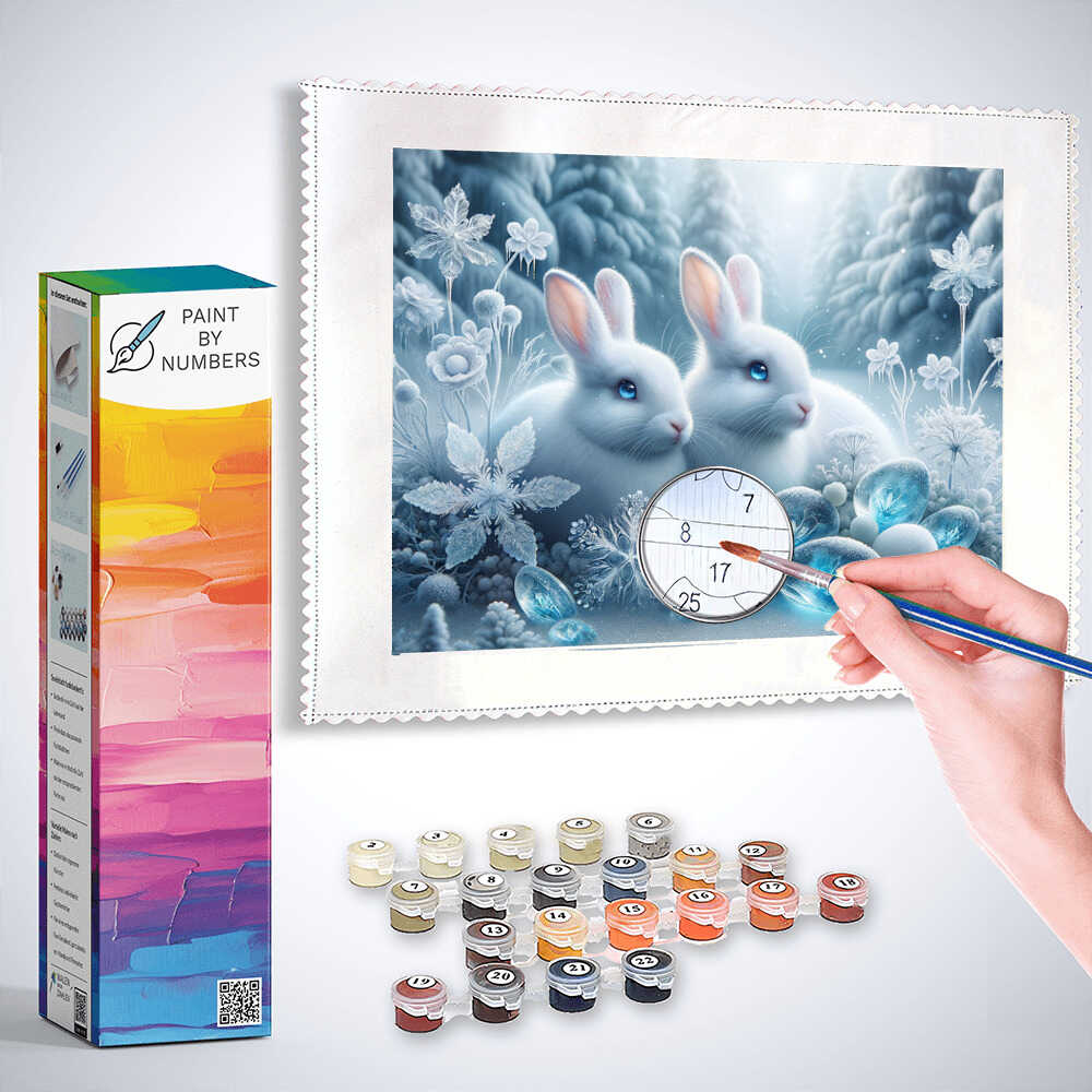 Paint by Numbers - Ice rabbit
