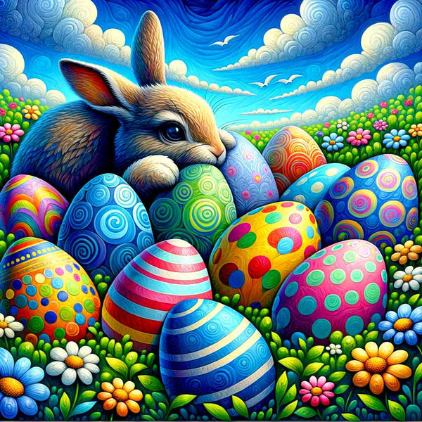 Paint by Numbers - Hidden Easter Bunny