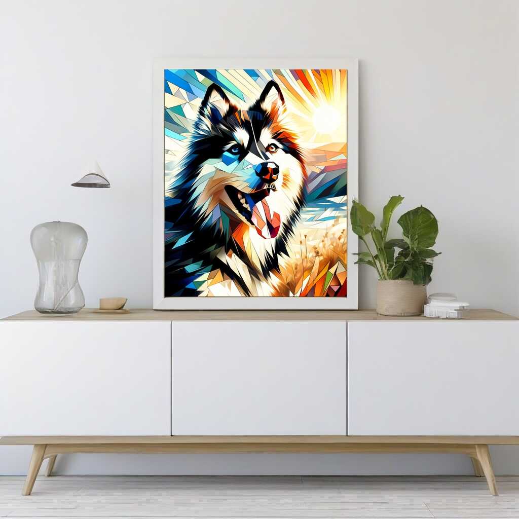 Paint by Numbers - Husky portait