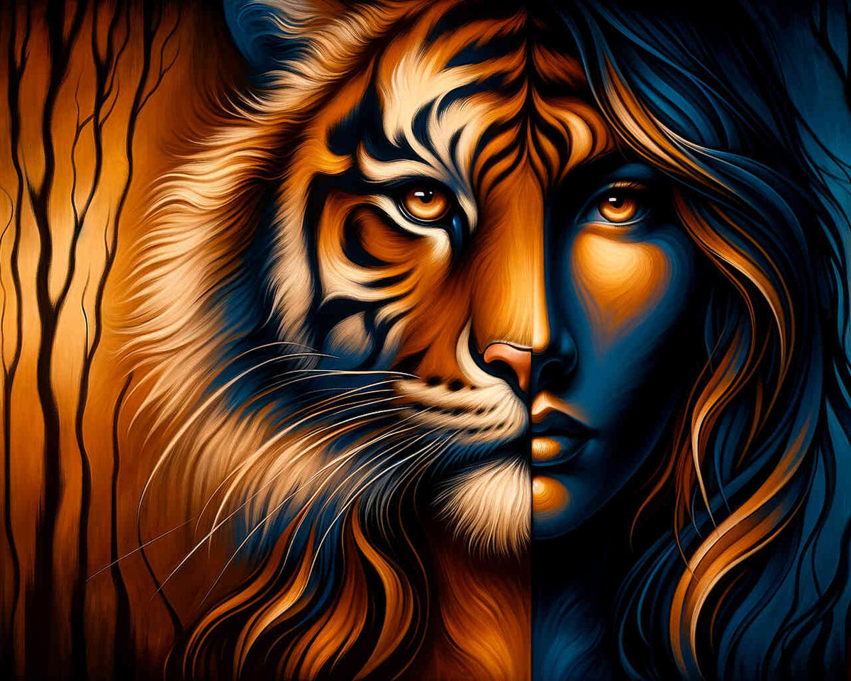 Paint by Numbers - Tiger Lady