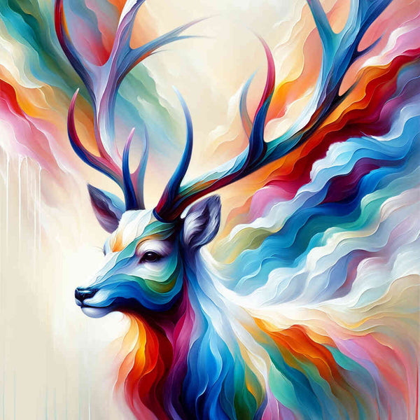 Deer in color - Paint by Numbers