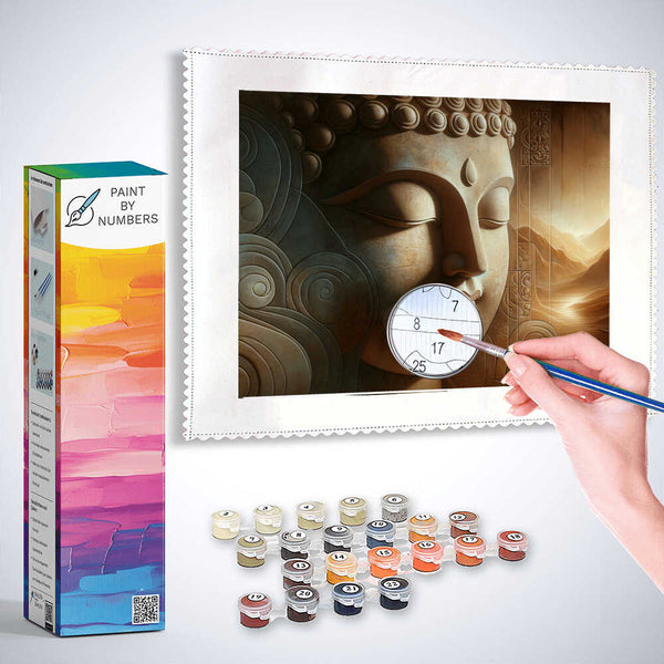 Paint by Numbers - Stone Buddha
