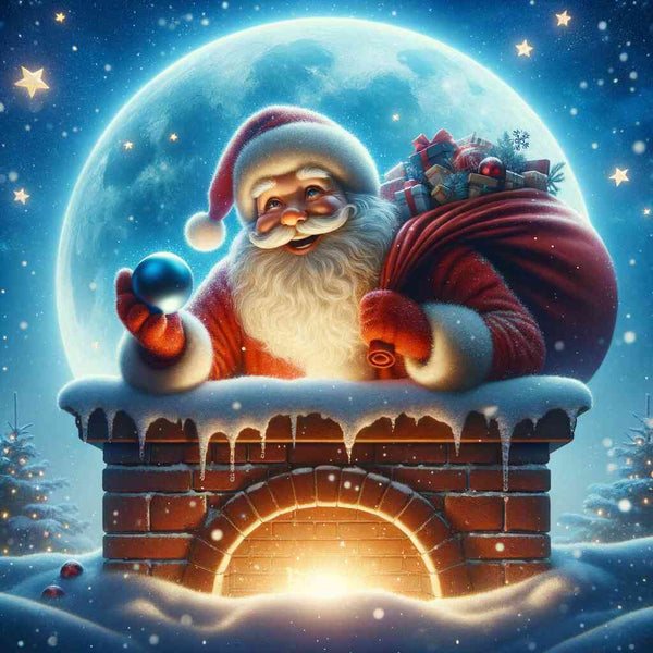 Paint by Numbers - Santa Claus chimney