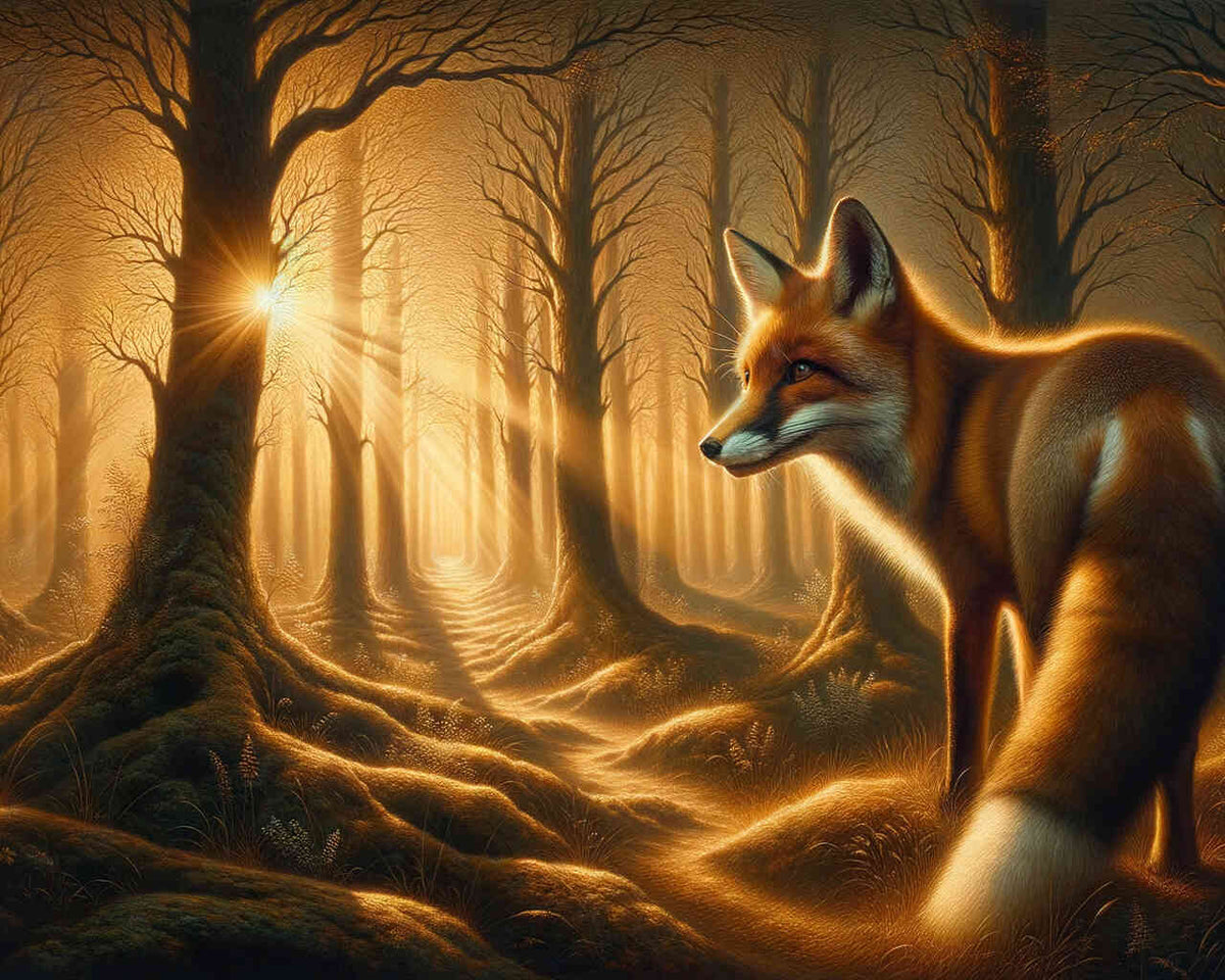 Paint by Numbers - Graceful fox