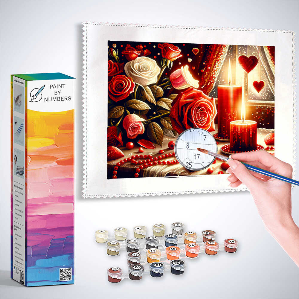 Paint by Numbers - Romantic greeting