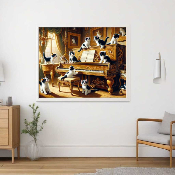 Paint by Numbers - Piano cats